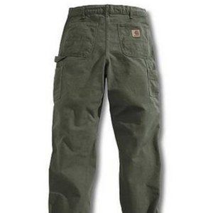 Carhartt Moss Washed Duck Work Dungaree Mens Pants